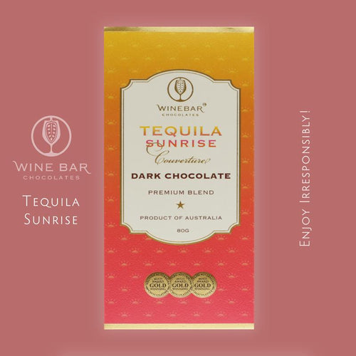 Wine Bar Chocolates Tequila Sunrise Dark Chocolate
