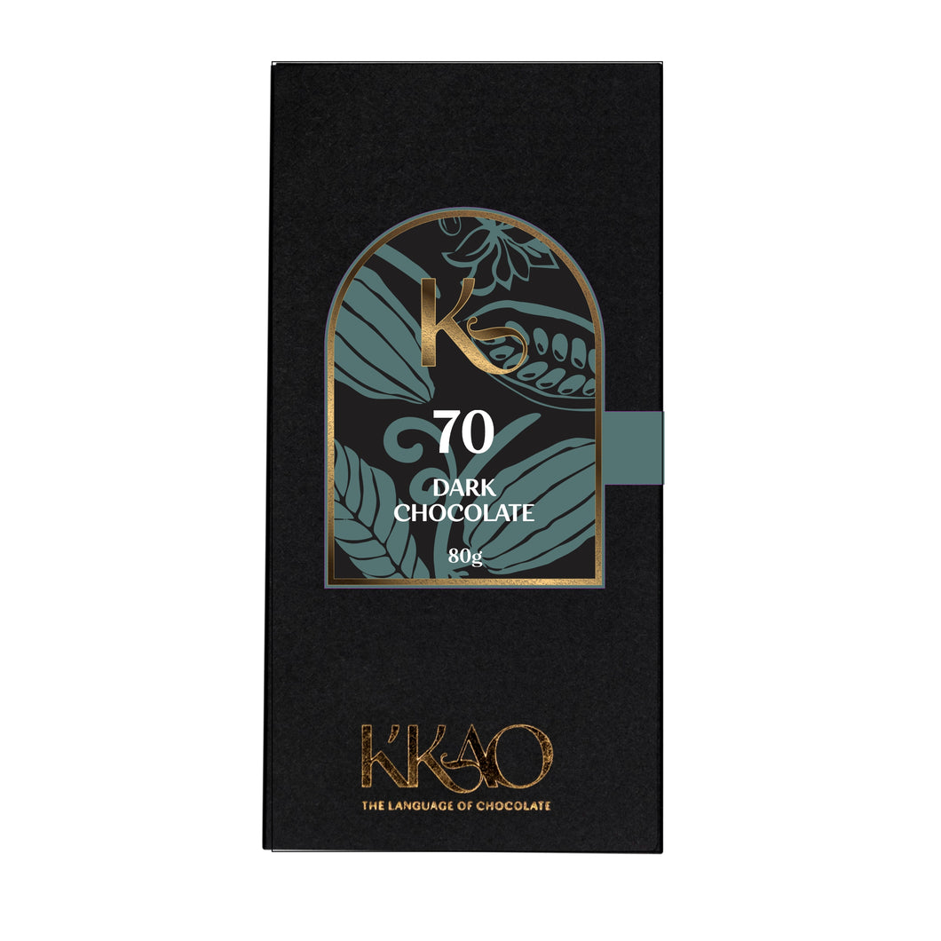 K'KAO 70% DARK CHOCOLATE