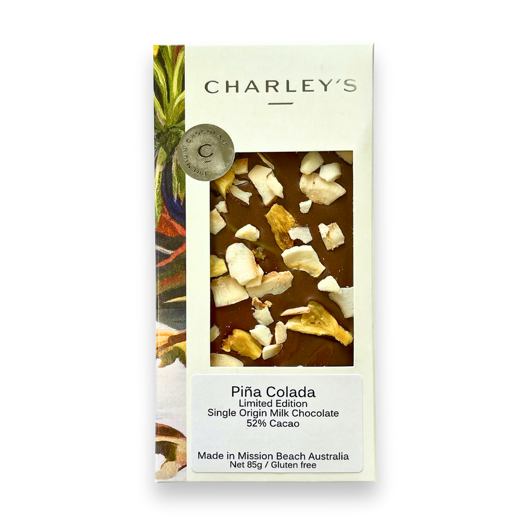 Charley's Chocolate Factory Pina Colada Milk Chocolate