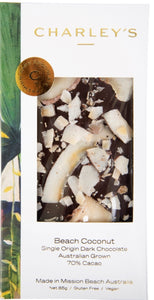 Charley's Chocolate Factory Beach Coconut Dark Chocolate