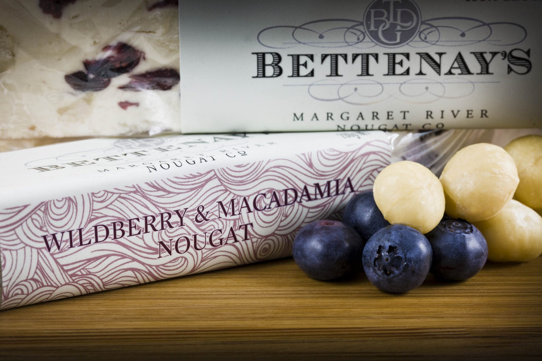 Bettenays Margaret River Wildberry & Macadamia Nougat