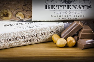 Bettenays Margaret River Chocolate Hazelnut Swirl Nougat