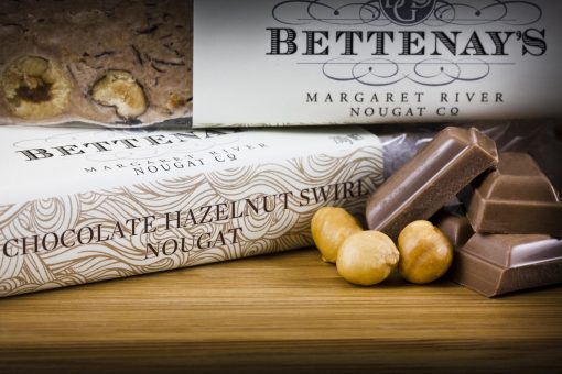 Bettenays Margaret River Chocolate Hazelnut Swirl Nougat