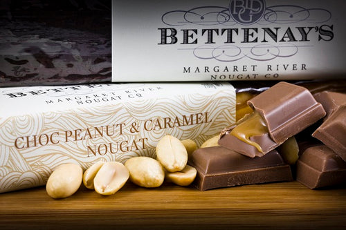 Bettenays Margaret River Chocolate Peanut Caramel Nougat