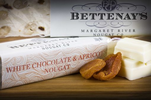 Bettenays Margaret River White Chocolate & Apricot Nougat