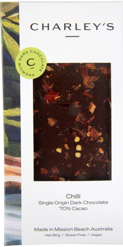 Charley's Chocolate Factory Chilli Dark Chocolate
