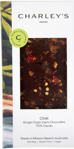 Charley's Chocolate Factory Chilli Dark Chocolate
