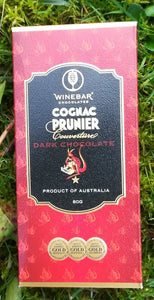 Wine Bar Chocolates Prunier Cognac Infused Dark Chocolate