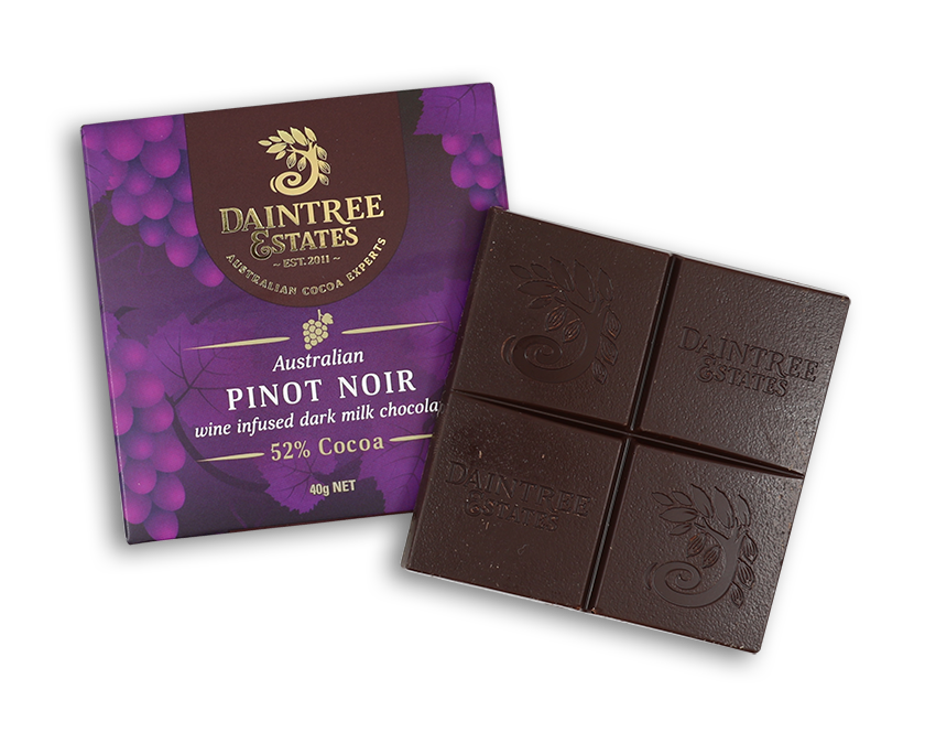 Daintree Estates Pinot Infused Dark Milk Chocolate