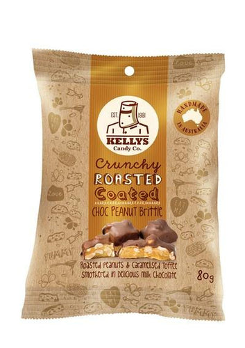 Kellys Candy Co. Chocolate Peanut Brittle