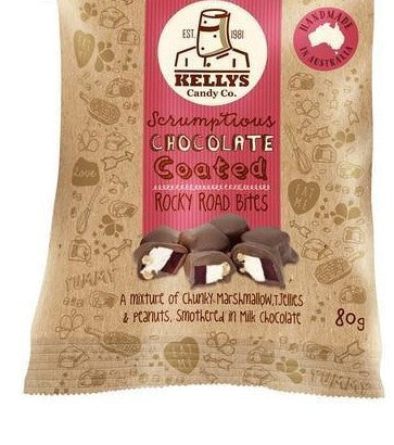 Kellys Candy Co. Chocolate Coated Rocky Road