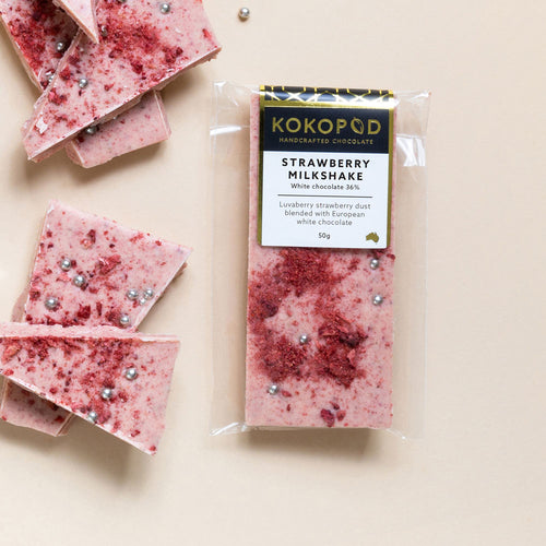 KOKOPOD Mini Strawberry Milkshake White Chocolate