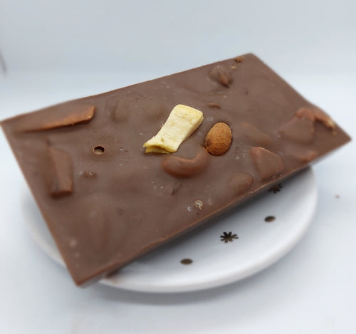 The Not Just Chocolate Shop Milk Chocolate Fruit and Nut Bar