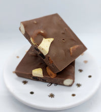 Load image into Gallery viewer, The Not Just Chocolate Shop Milk Chocolate Fruit and Nut Bar