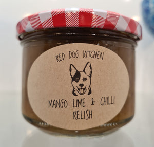 RED DOG KITCHEN MANGO LIME AND CHILLI RELISH