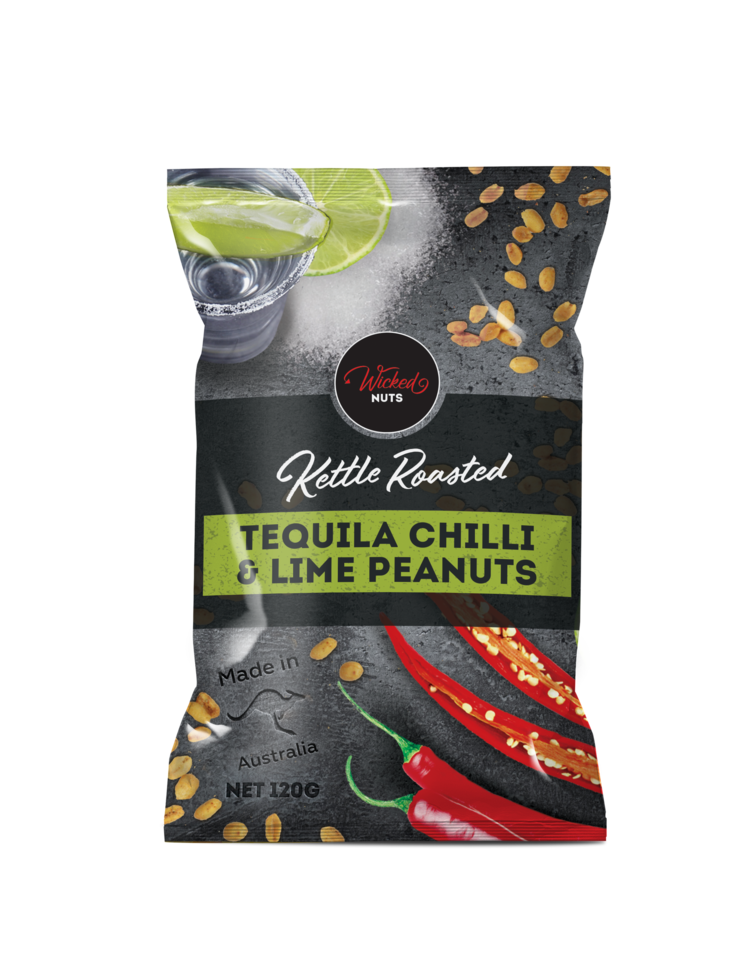 Wicked Nuts Tequila Chili Lime Peanuts