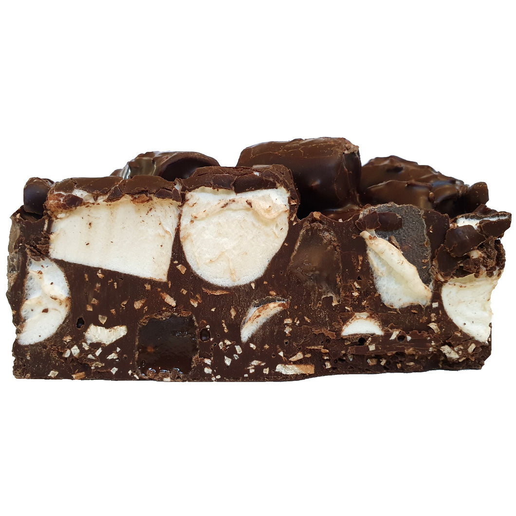 Poppy's Chocolate Rocky Road - Cashew, Turkish Delight & Coconut Dark Chocolate