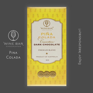Wine Bar Chocolates Pina Colada Dark Chocolate
